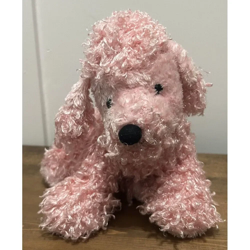 Ganz Webkinz Adopt A Pet HM107 Pink Poodle Stuffed‎ Plush Toy Puppy Dog